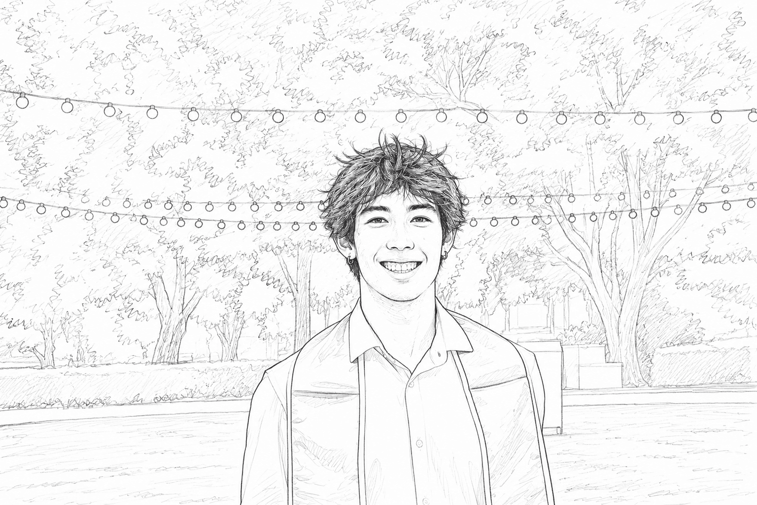 Dylan — comic portrait